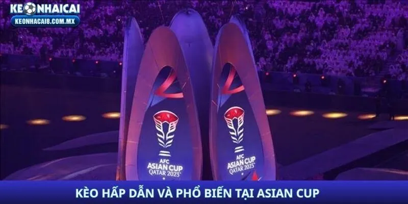 Kèo hấp dẫn và phổ biến tại Asian Cup